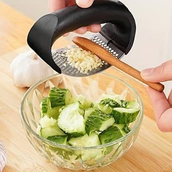 Kitchen Stainless Steel Garlic Press