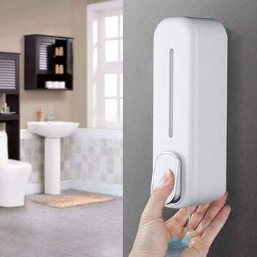 Wall-Mounted Soap Dispenser -400ml Refillable Liquid Dispenser