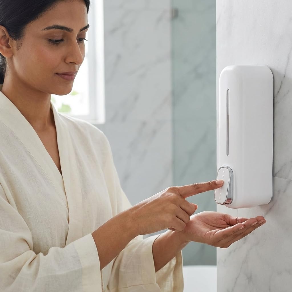 Wall-Mounted Soap Dispenser -400ml Refillable Liquid Dispenser