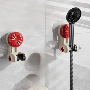Adjustable Shower Head Holder | 360° Rotation, Suction Cup Mount – No Drilling, No Damage