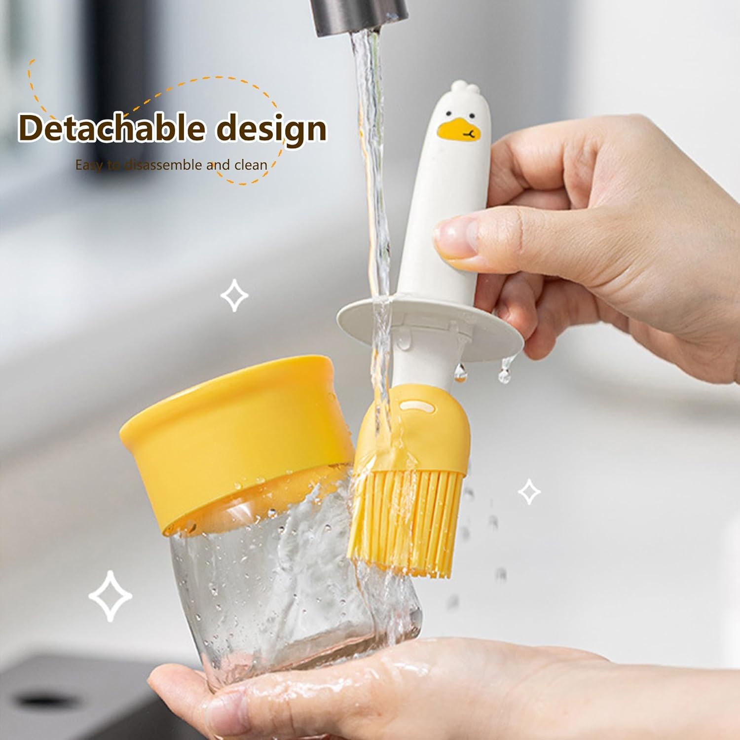 Oil Bottle with Silicone Brush
