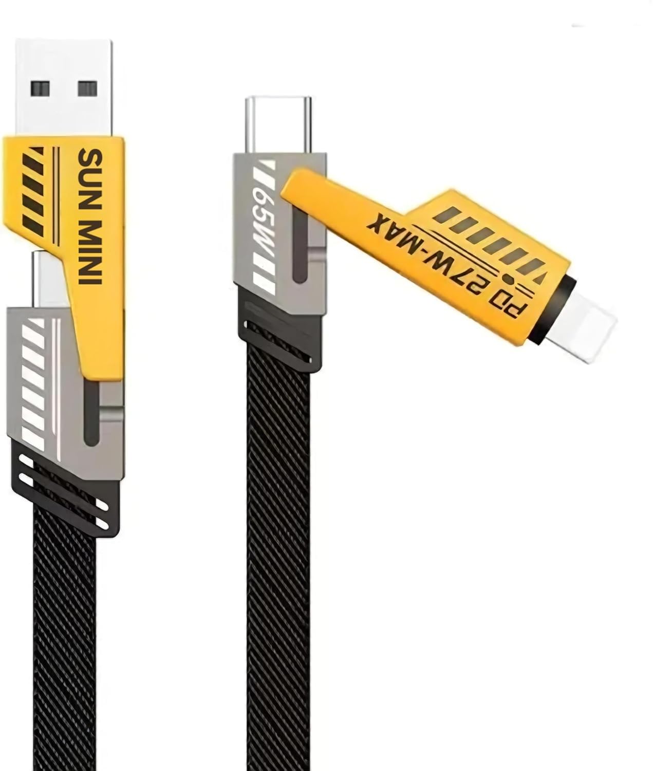 4-in-1 Ultra Fast Charging Cable | Data Cable for Phone, Tablet & Laptop