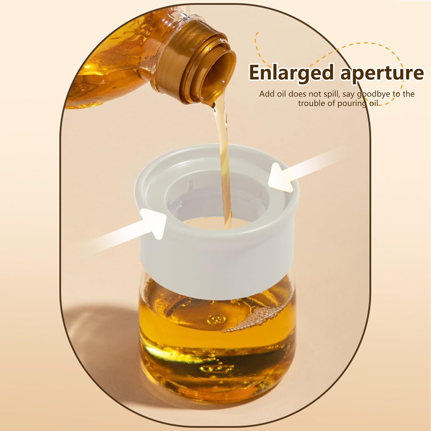 Oil Bottle with Silicone Brush