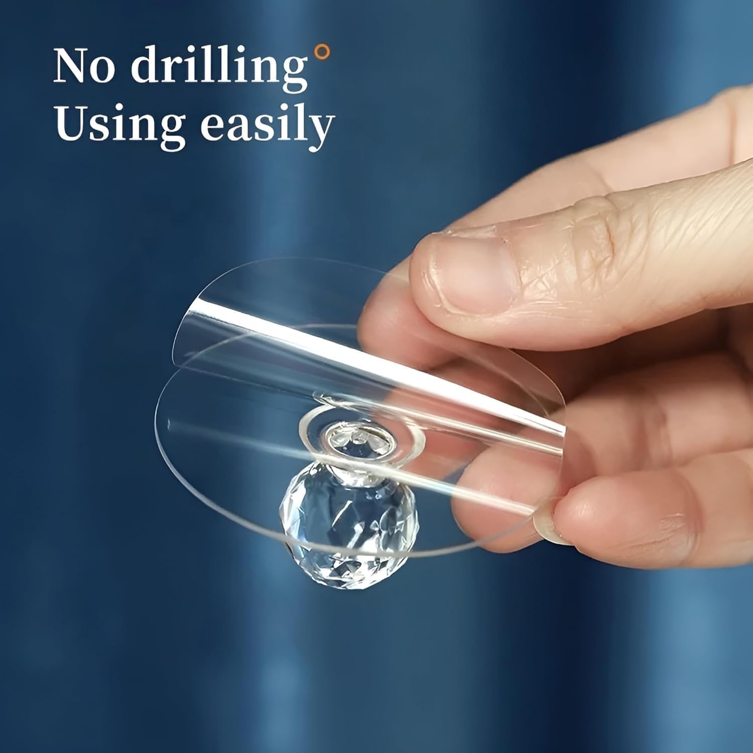 Self Adhesive Wall Hooks  Diamond Shape Acrylic Crystal Hooks