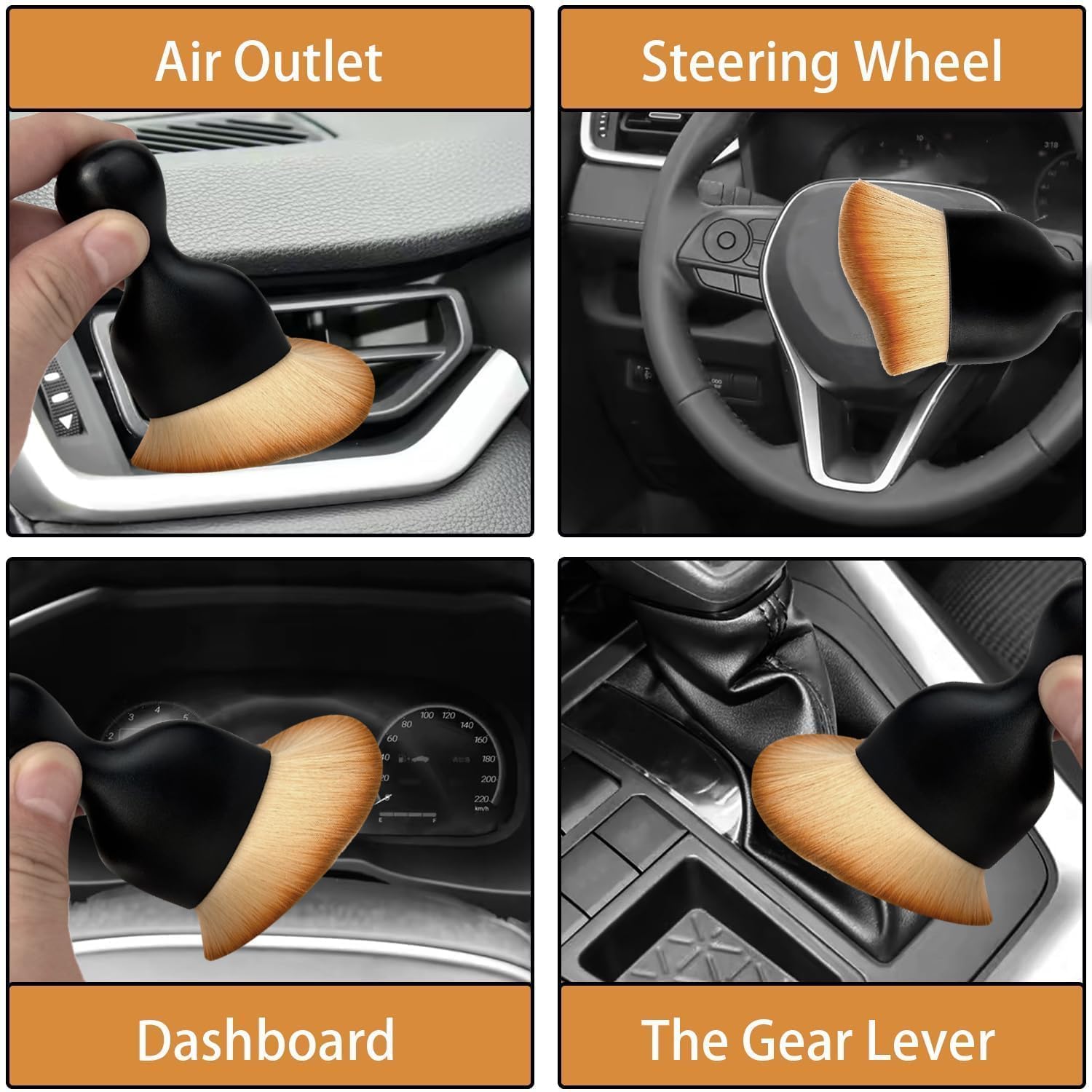 Pack of 3 Microfiber Car Duster & Complete Car Cleaning Kit