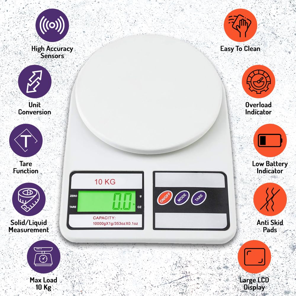 Digital Kitchen Weighing Machine 10Kg