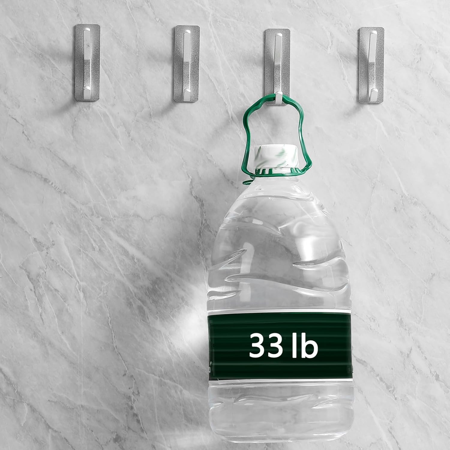 Heavy Duty Adhesive Wall Hooks – Self-Adhesive, Waterproof & Rustproof | Set of 10