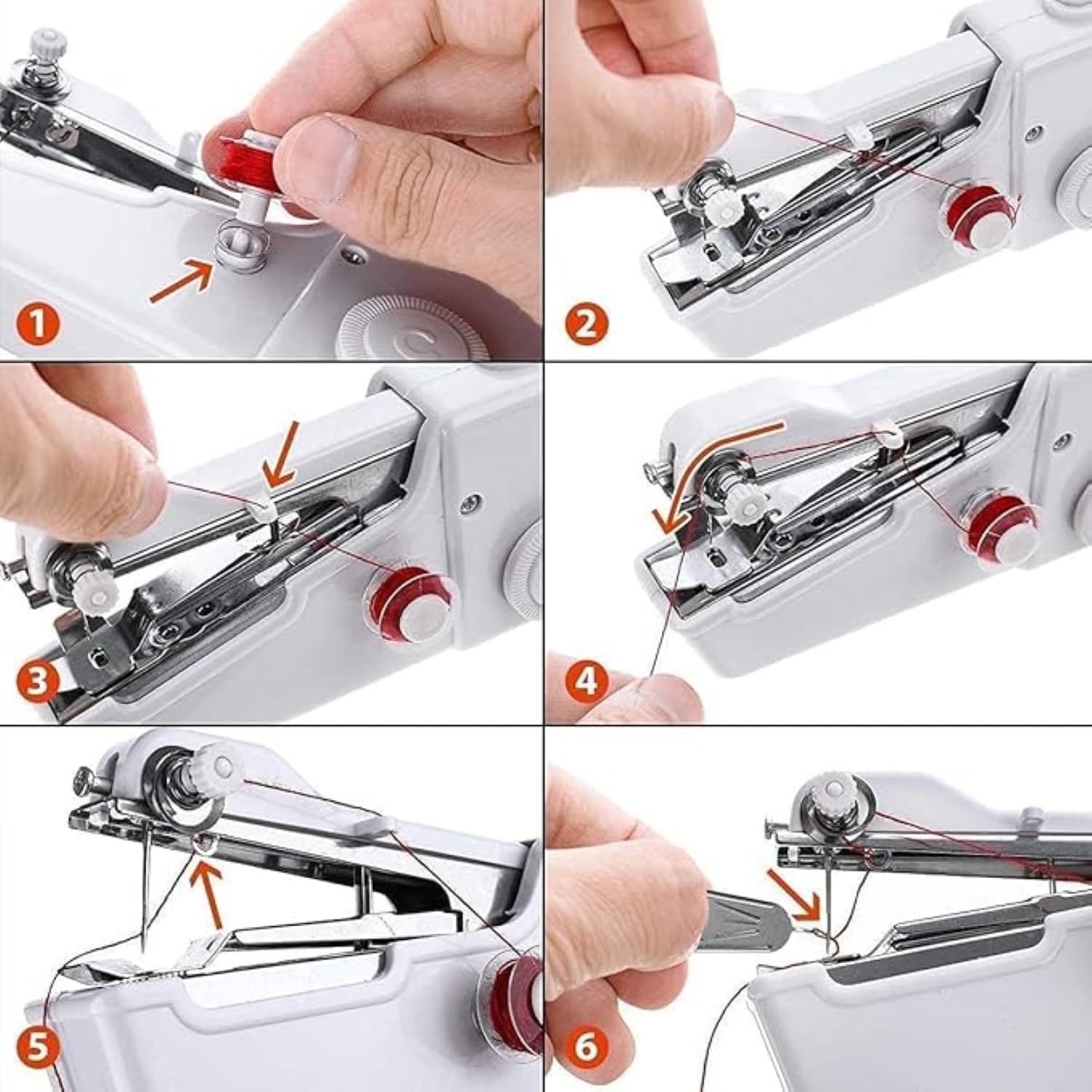 Handheld Mini Portable Hand Sewing Machine Stapler Style Silai Machine Electric Handy Stitch