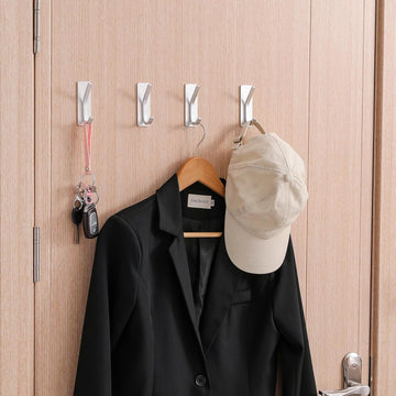 Heavy Duty Adhesive Wall Hooks – Self-Adhesive, Waterproof & Rustproof | Set of 10