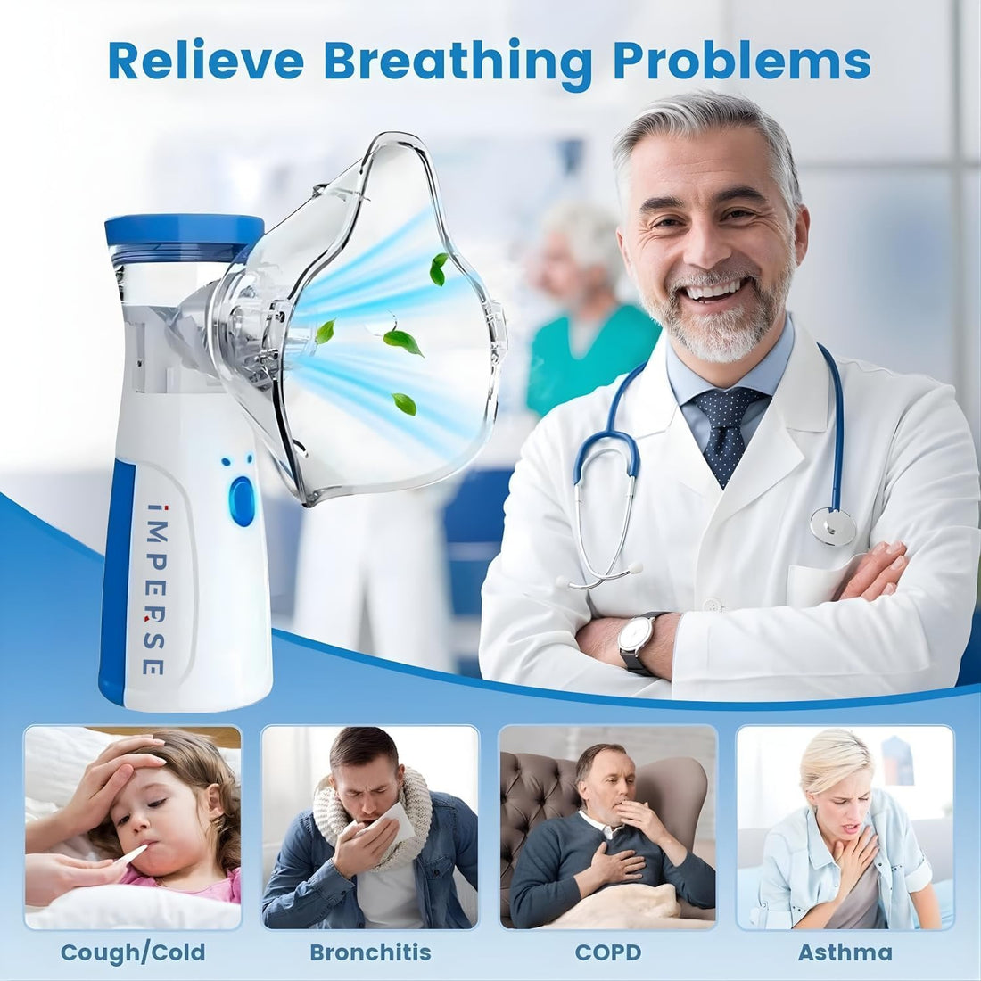 portable Nebulizer & Humidifier for Baby & Adults