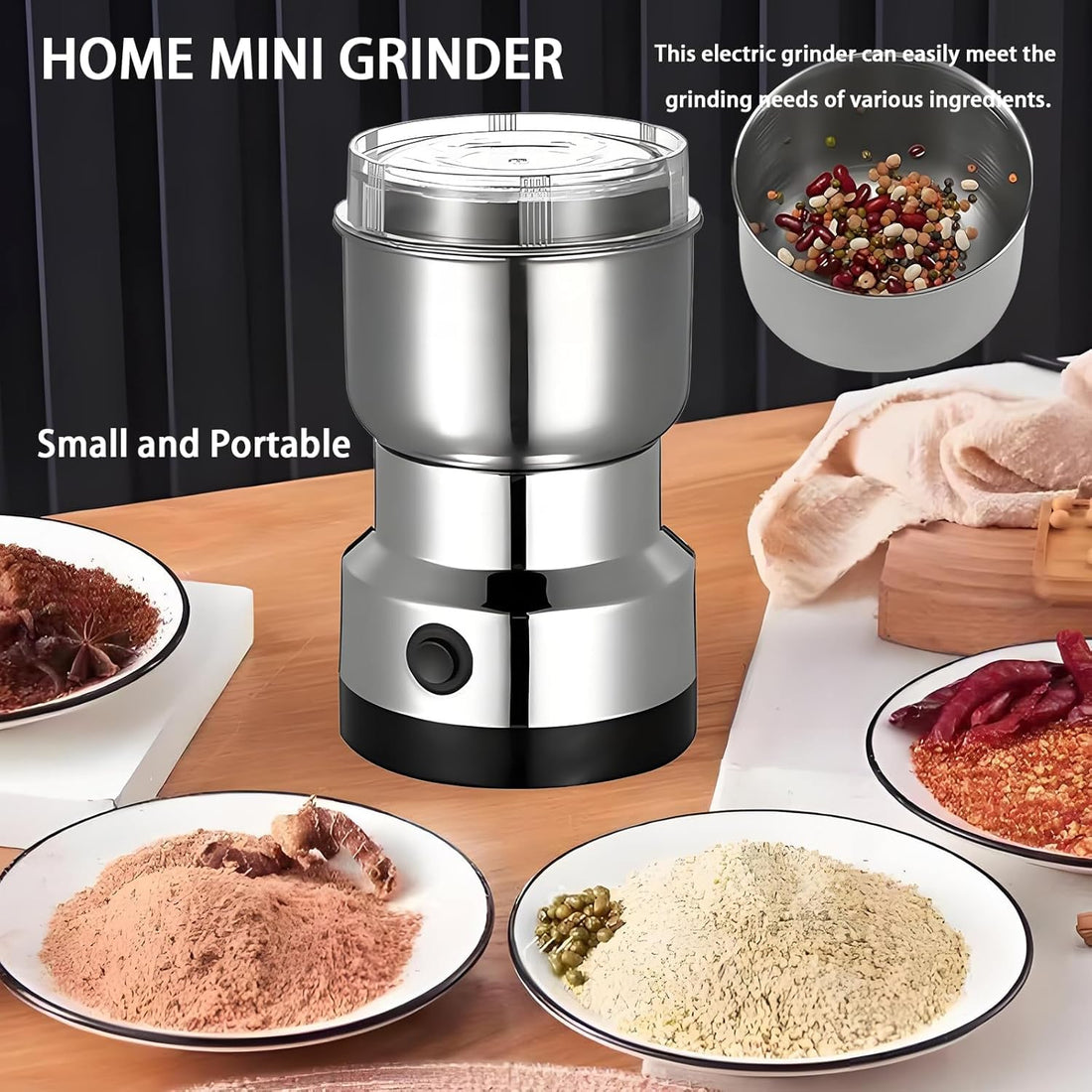 Nima Stainless Steel Electric Grinder