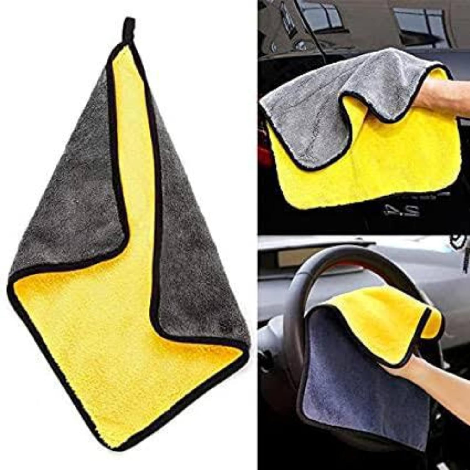 Microfiber Cleaning Cloths for Car (4 Towel)
