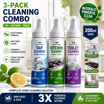 3-Pack Tap Cleaner, Kitchen Cleaner &amp; Toilet Cleaner Combo
