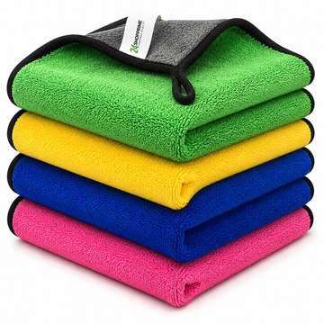 Microfiber Cleaning Cloths for Car (4 Towel)