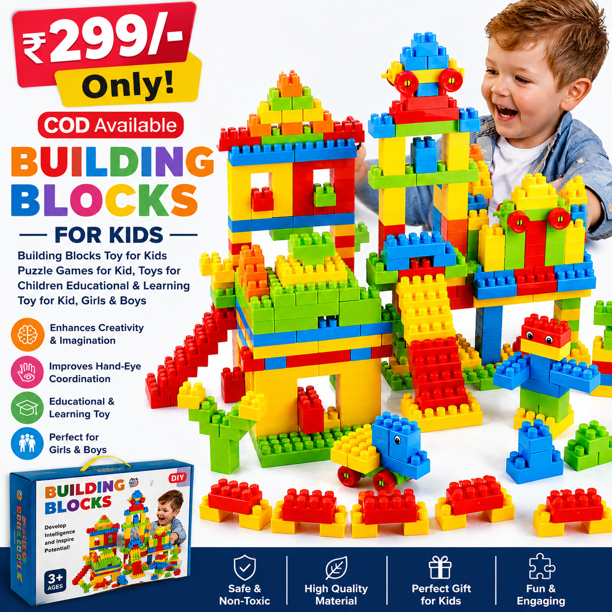 Building Blocks Toy Set