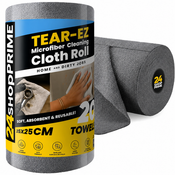 Microfiber Cleaning Cloth Roll, 20Pcs